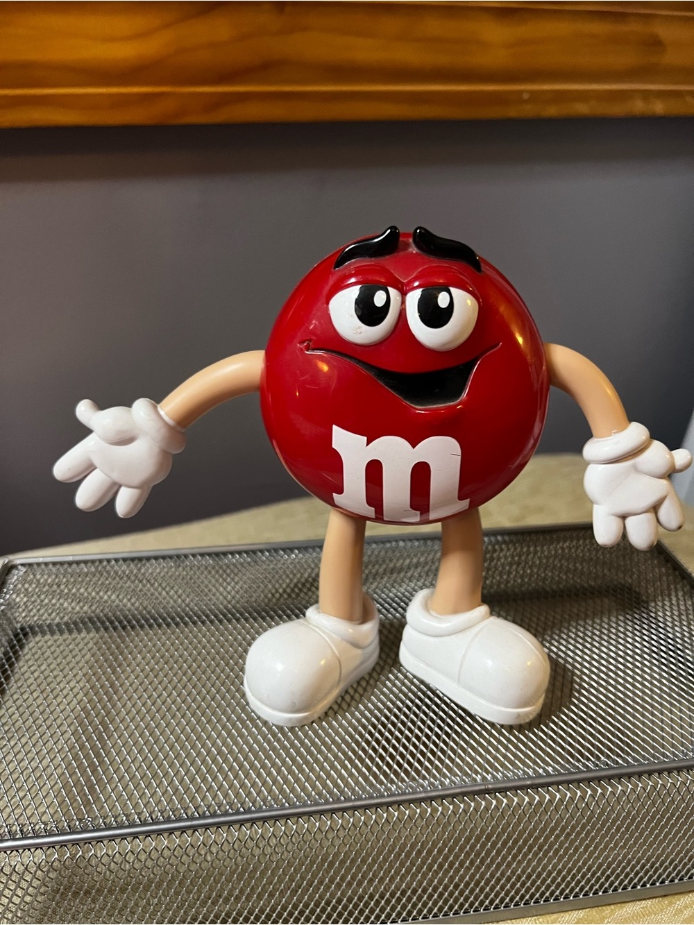 Red M&M Figurine 5.5”